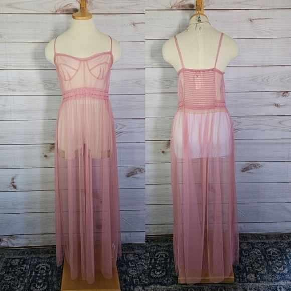 Anthropologie Pink Maxi Dress - Picture 8 of 14